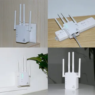 Wifi Versterker 1200 Mbps Wit - Draadloze Wifi Repeater