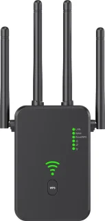 WiFi Versterker 1200 Mbps Zwart