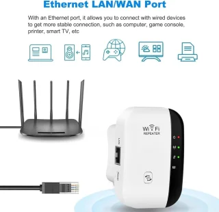 wifi versterker 2-pack met ethernetkabel wifi repeater 300Mbps