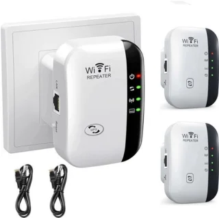 Wifi versterker 2 stuks stopcontact
