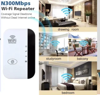 WiFi Versterker 300Mbps 2.4GHz Wit Buiten