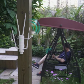 Wifi Versterker Dual Band 1200Mbps 4 Antennes Weerbestendig