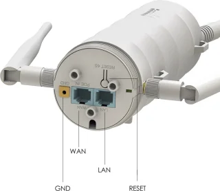 Wifi Versterker Dual Band 1200Mbps 4 Antennes Weerbestendig