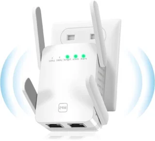 Wifi-versterker in stopcontact - draadloze extender