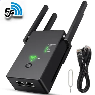 WiFi Versterker Stopcontact 1200 Mbps 2.4/5 GHz