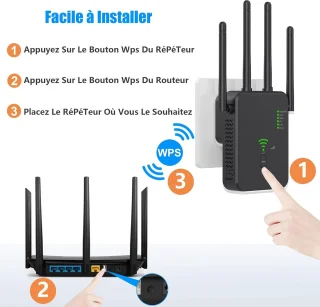 WiFi Versterker Stopcontact 2.4 & 5 GHz