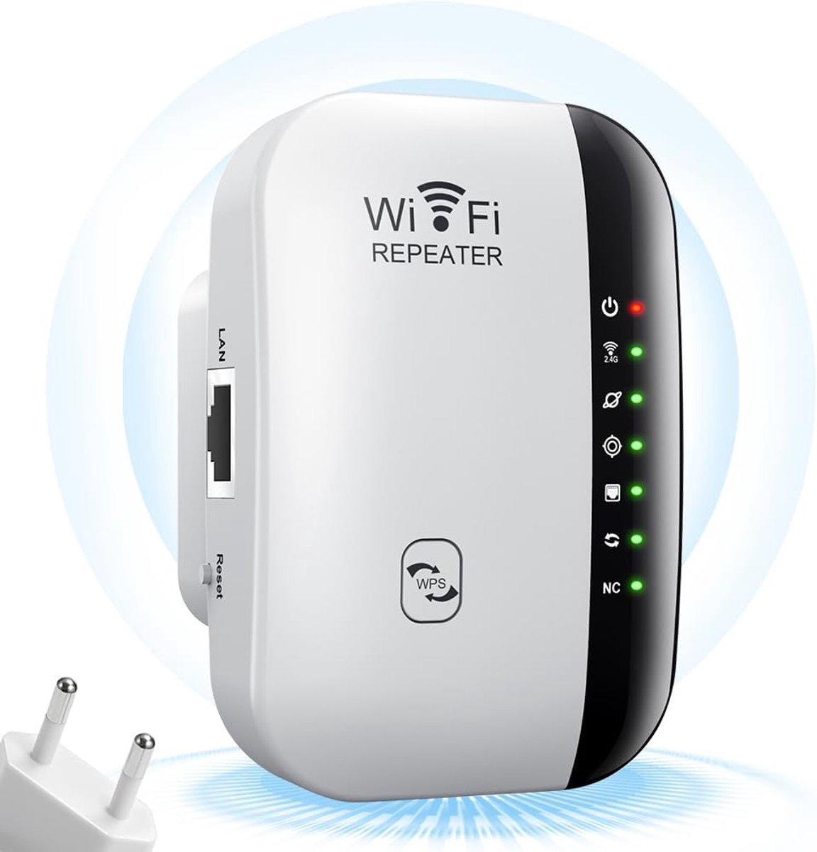 De WiFi Versterker Stopcontact 2.4 & 5.0 GHz in één oogopslag