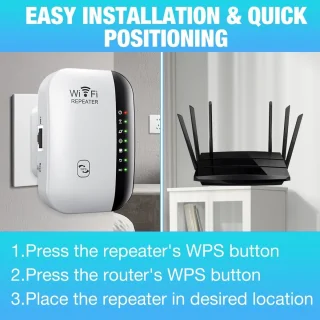 WiFi Versterker Stopcontact 2.4 & 5.0 GHz