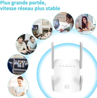 WiFi Versterker Stopcontact 2.4/5.0 GHz