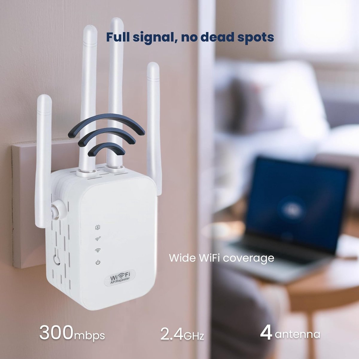 Wat vinden we goed aan de WiFi Versterker Stopcontact 2.4G/5G