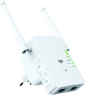 Wifi Versterker Stopcontact 300 Mbit/s met 2 Antennes