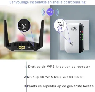 Wifi Versterker Stopcontact 300 Mbit/s