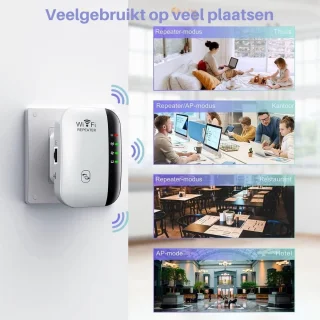 Wifi Versterker Stopcontact 300 Mbit/s
