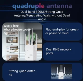Wifi Versterker Stopcontact 300 Mbps 2024 Model