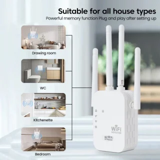 Wifi Versterker Stopcontact 300 Mbps 2024 Model
