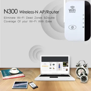 Wifi Versterker Stopcontact 300Mbps 2.4GHz