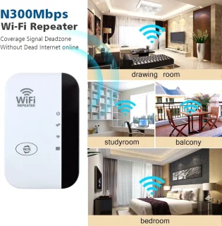 Wifi Versterker Stopcontact 300Mbps 2.4GHz