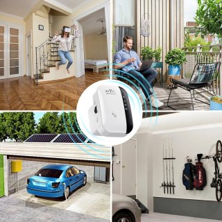 WiFi Versterker Stopcontact 300Mbps - Draadloze Wifi Repeater - Wit