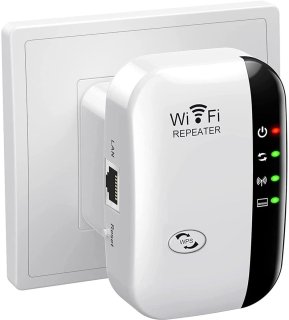 WiFi Versterker Stopcontact 300Mbps - Draadloze Wifi Repeater - Wit