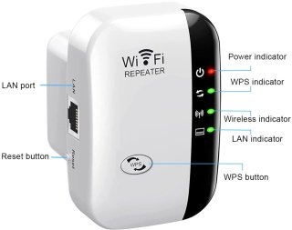 WiFi Versterker Stopcontact 300Mbps - Draadloze Wifi Repeater - Wit