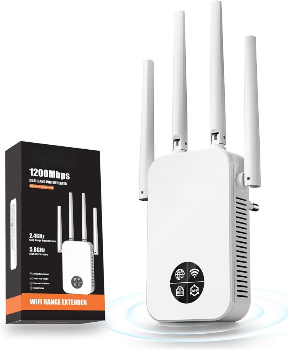 De WiFi Versterker Stopcontact Dual Band met WPS in één oogopslag