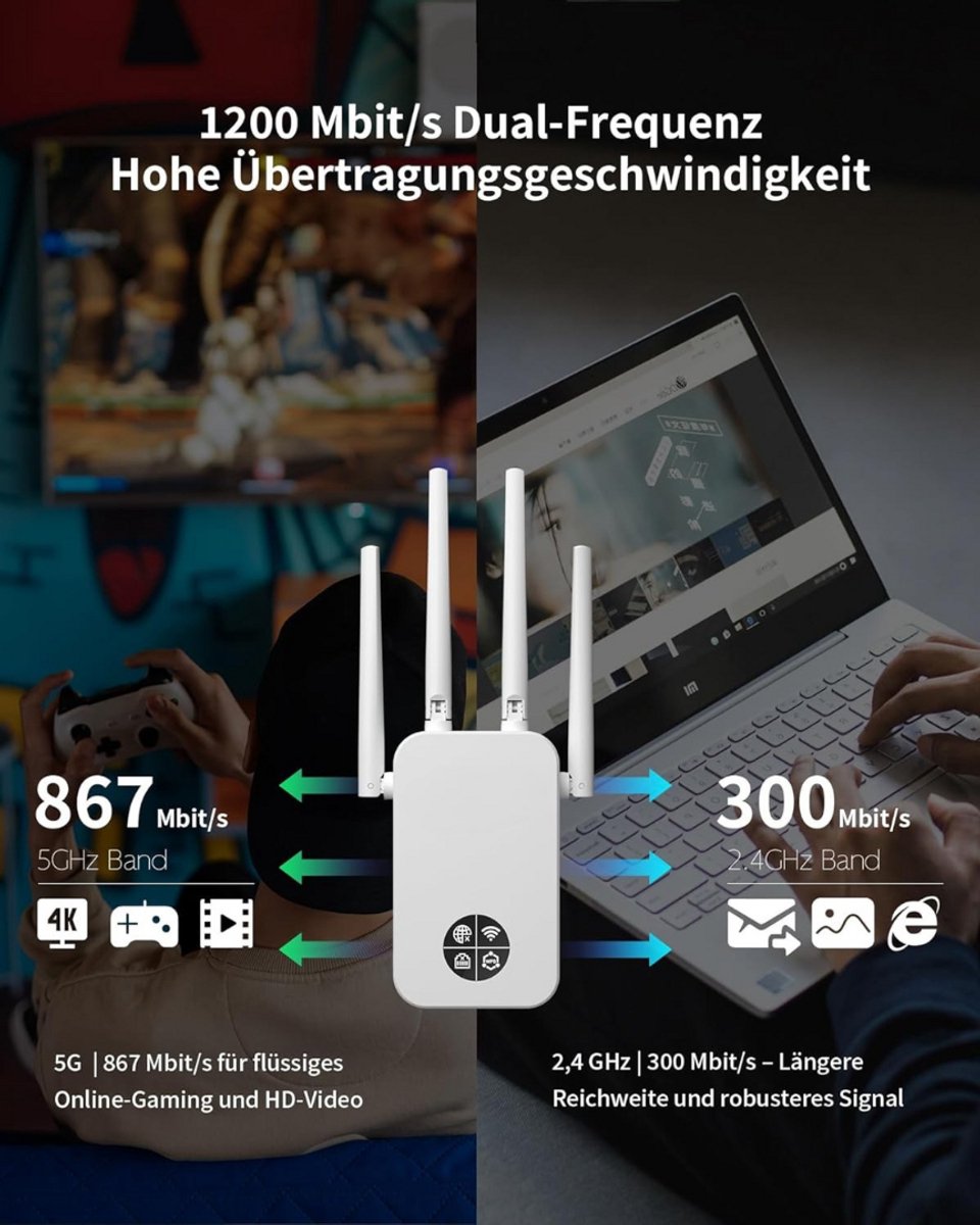 Wat vinden we goed aan de WiFi Versterker Stopcontact Dual Band met WPS