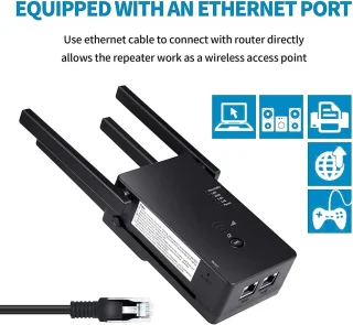 WiFi Versterker Stopcontact Dual Band WPS