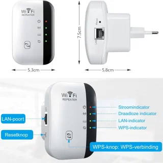 WiFi Versterker Stopcontact