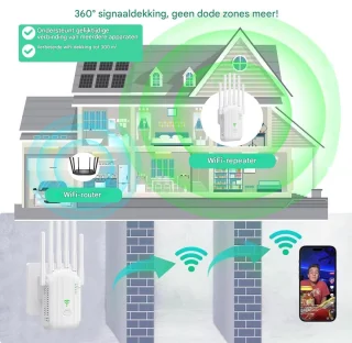 WiFi Versterker - Wit