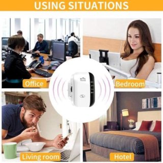 WNHB WiFi Versterker Buiten 300Mbps 2.4GHz Wit