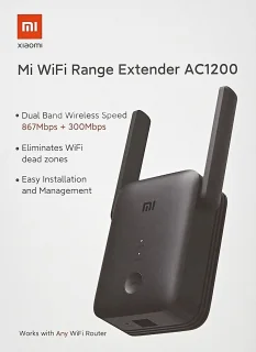 Xiaomi Mi AC1200 Wi‑Fi Range Extender Black