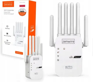Zenwire WD-R611U Wifi Versterker 300 Mb/s 6 Antennes