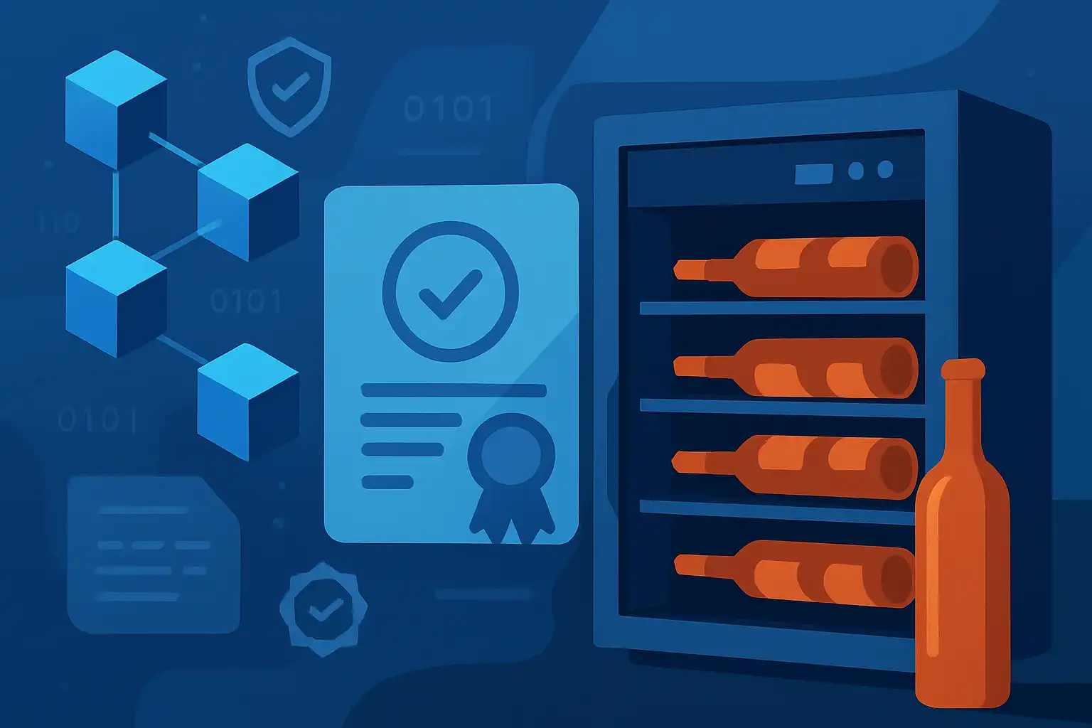 Blockchain, herkomstcertificaten en je wijnkoeler: zo combineer je digitaal bewijs met fysiek bewaren