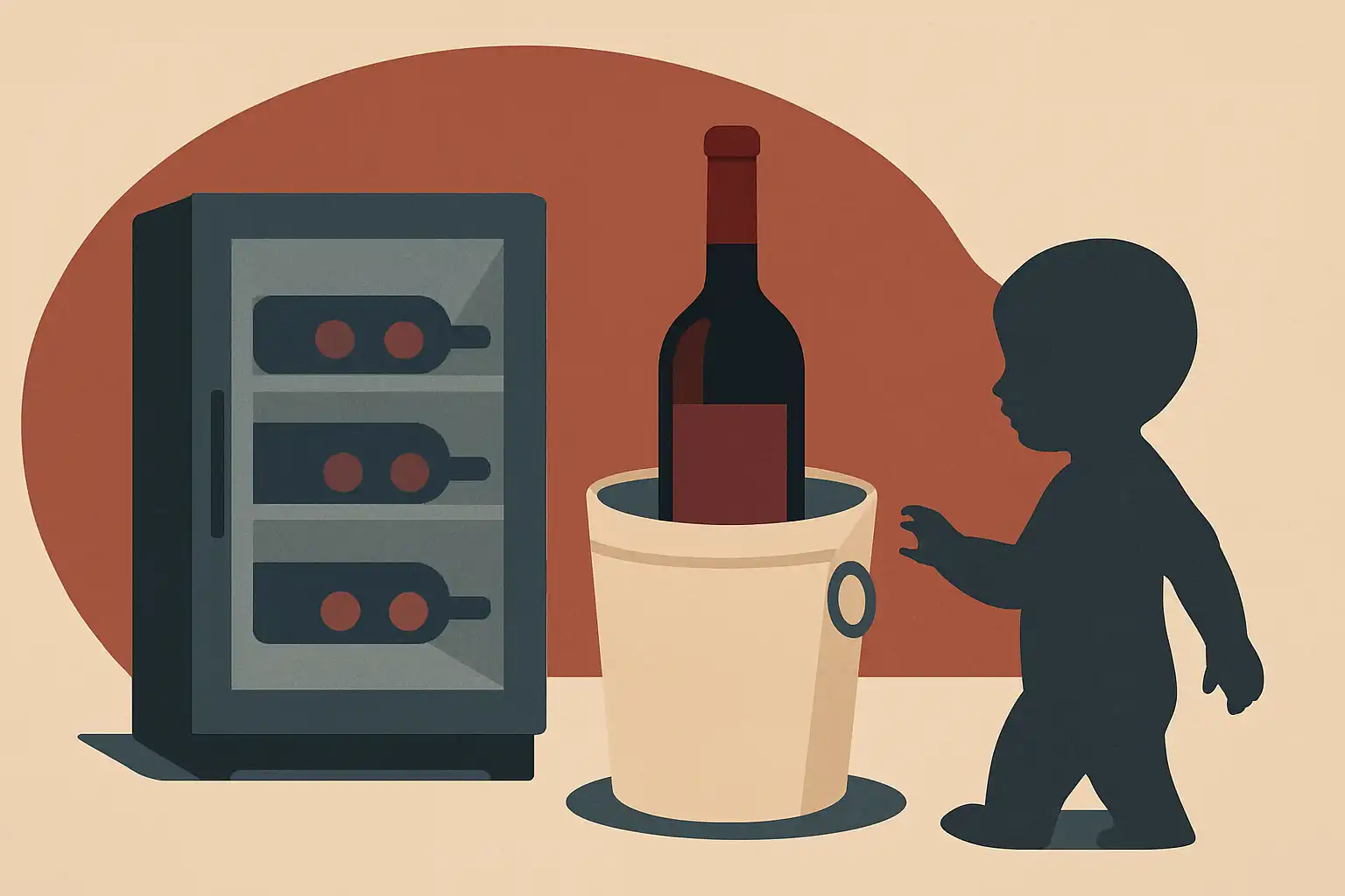 Wijnkoeler en kinderen: zo maak je je collectie veilig zonder concessies aan stijl