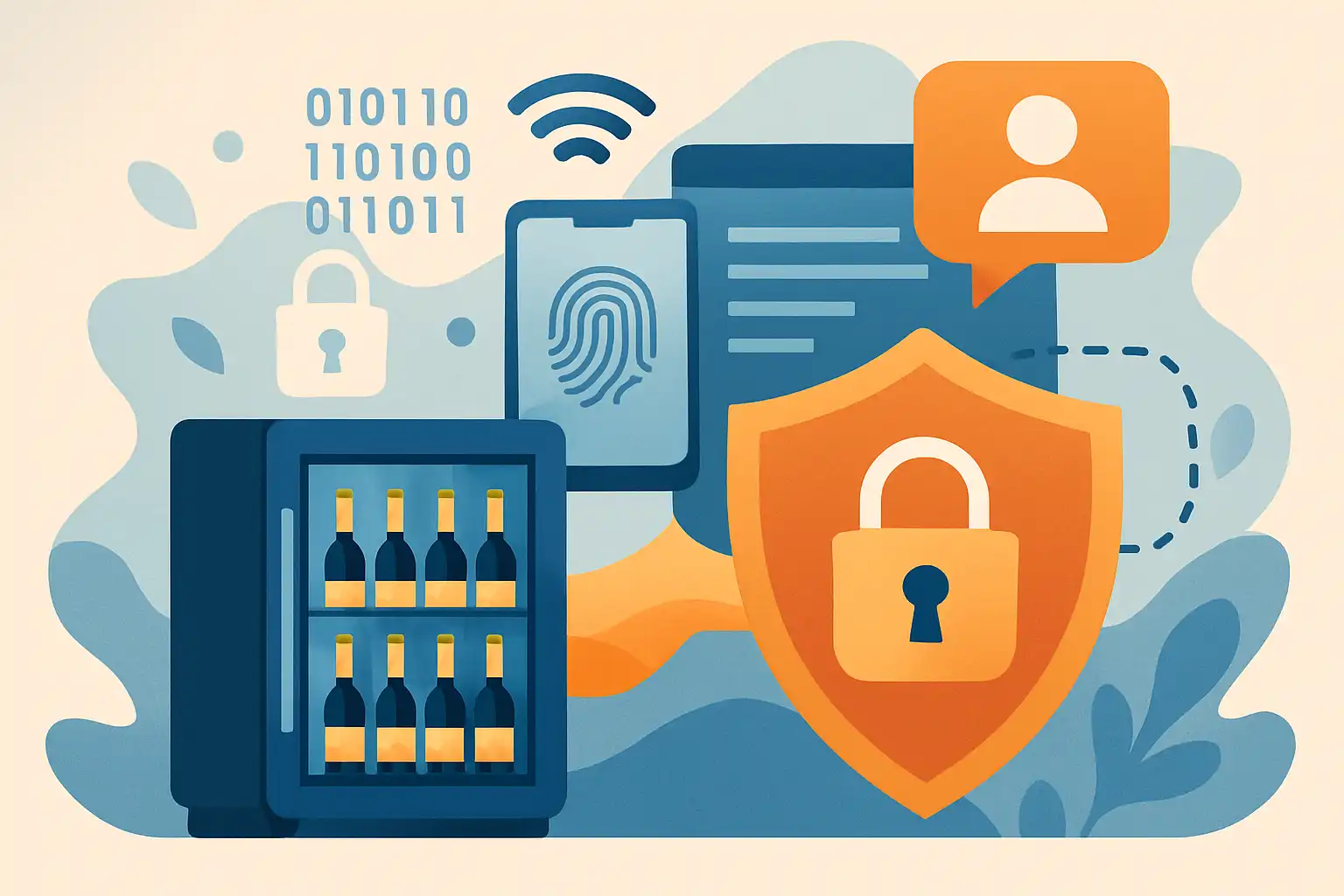 Wijnkoeler en privacy: wat je moet weten over data, apps en slimme functies