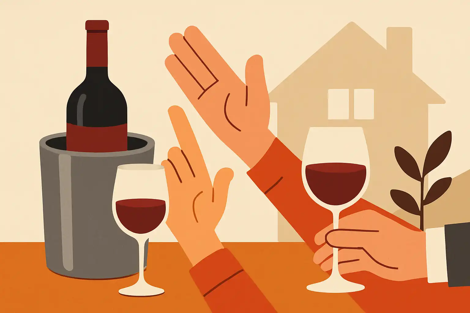 Wijnkoeler-etiquette: wat je als gast wel en niet moet doen bij iemand thuis