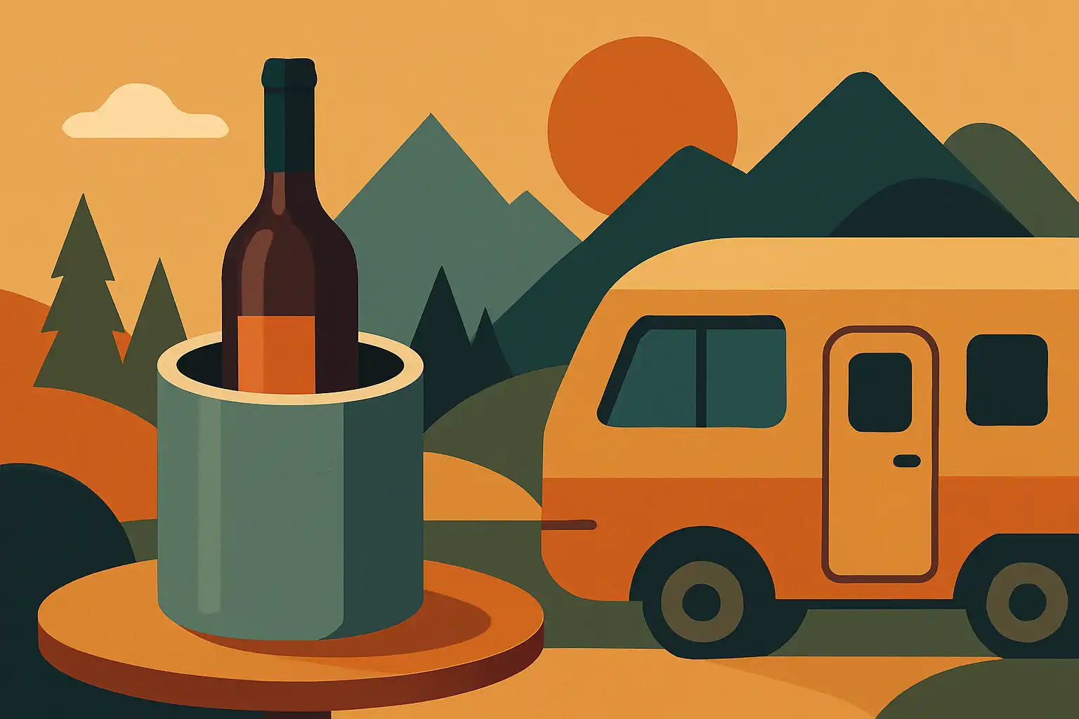 Wijnkoeler voor tiny living en vanlife: zo geniet je van perfecte wijn in een klein mobiel huis