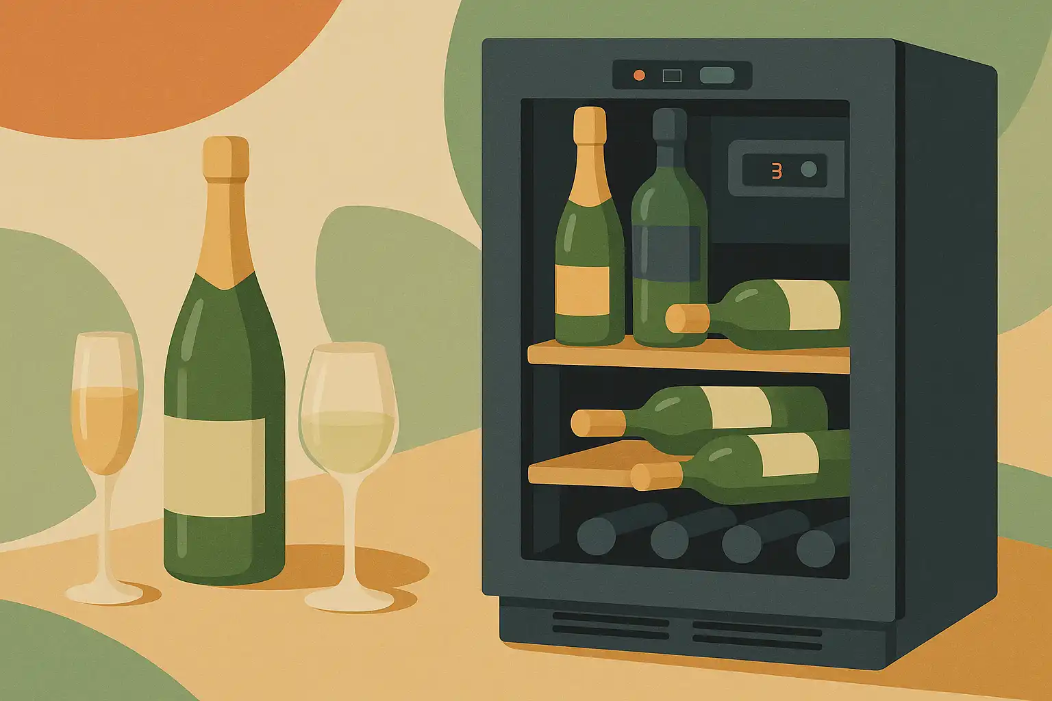 Zo bewaar je champagne en witte wijn samen: dual-zone wijnkoelers uitgelegd