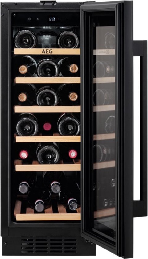 AEG AWUS020B5B inbouw wijnkoelkast 20 flessen zwart 82 cm review