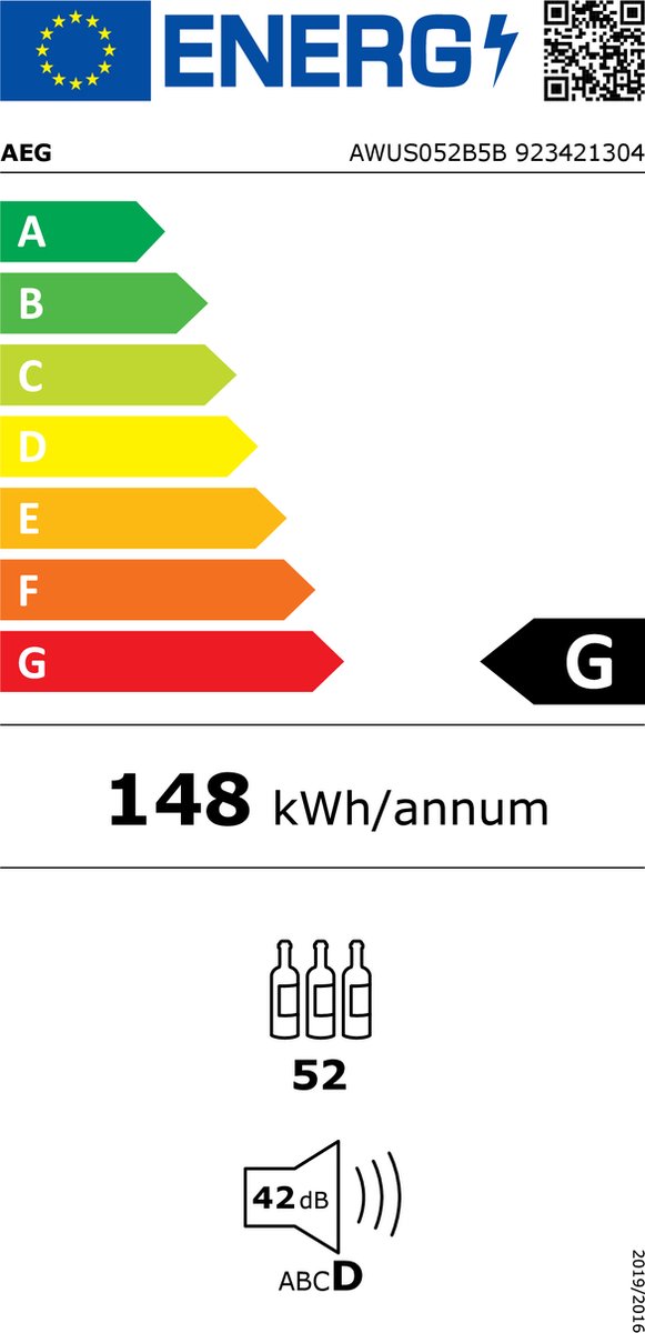 Wat vinden we goed aan de AEG AWUS052B5B Wijnkoeler