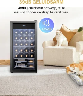 ApexArte Wijnkoelkast Zwart