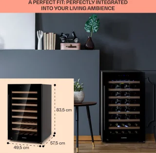 Barossa 50 Uno wijnkoelkast 1 zone 120 liter
