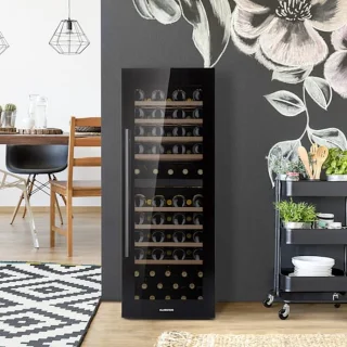 Barossa 77 Duo wijnkoelkast zwart 77 flessen