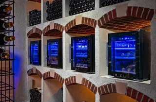 BODEGA43-12C wijnkoelkast 12 flessen zwart