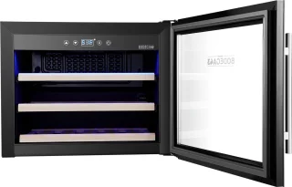 BODEGA43-18CR Inbouw Wijnkoelkast 18 Flessen Zwart