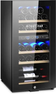 BODEGA43-22 Vrijstaande Wijnklimaatkast 22 Flessen