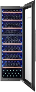 BODEGA43 inbouw wijnkoelkast 100 flessen 2 zones