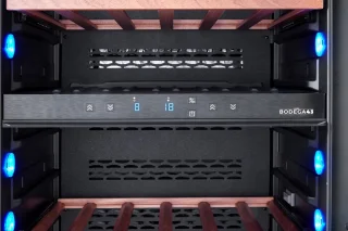 BODEGA43 inbouw wijnkoelkast 100 flessen 2 zones
