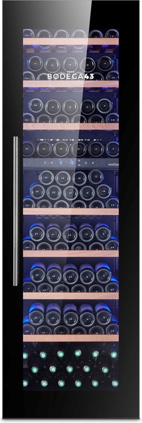 BODEGA43 inbouw wijnkoelkast 100 flessen 2 zones review