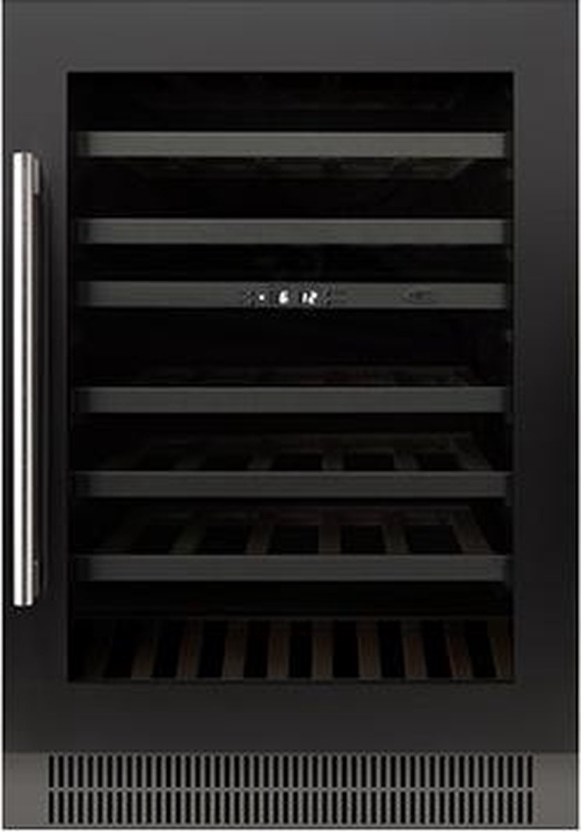 De Boretti BPWKN82AN wijnkoeler zwart 46 flessen in één oogopslag